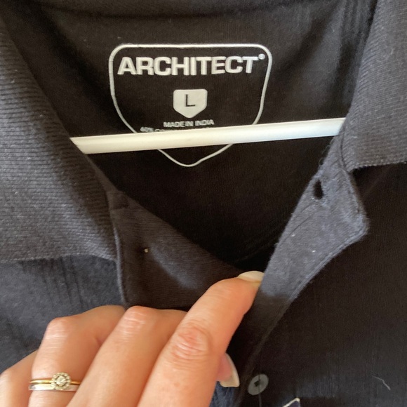 Architect Men's Black Casual Shirt - Picture 1 of 1